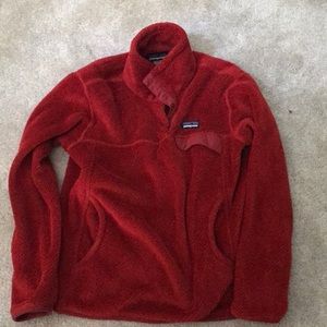 Red Patagonia jacket